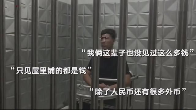 俩盗贼进别墅被惊呆：一辈子没见过这么多钱